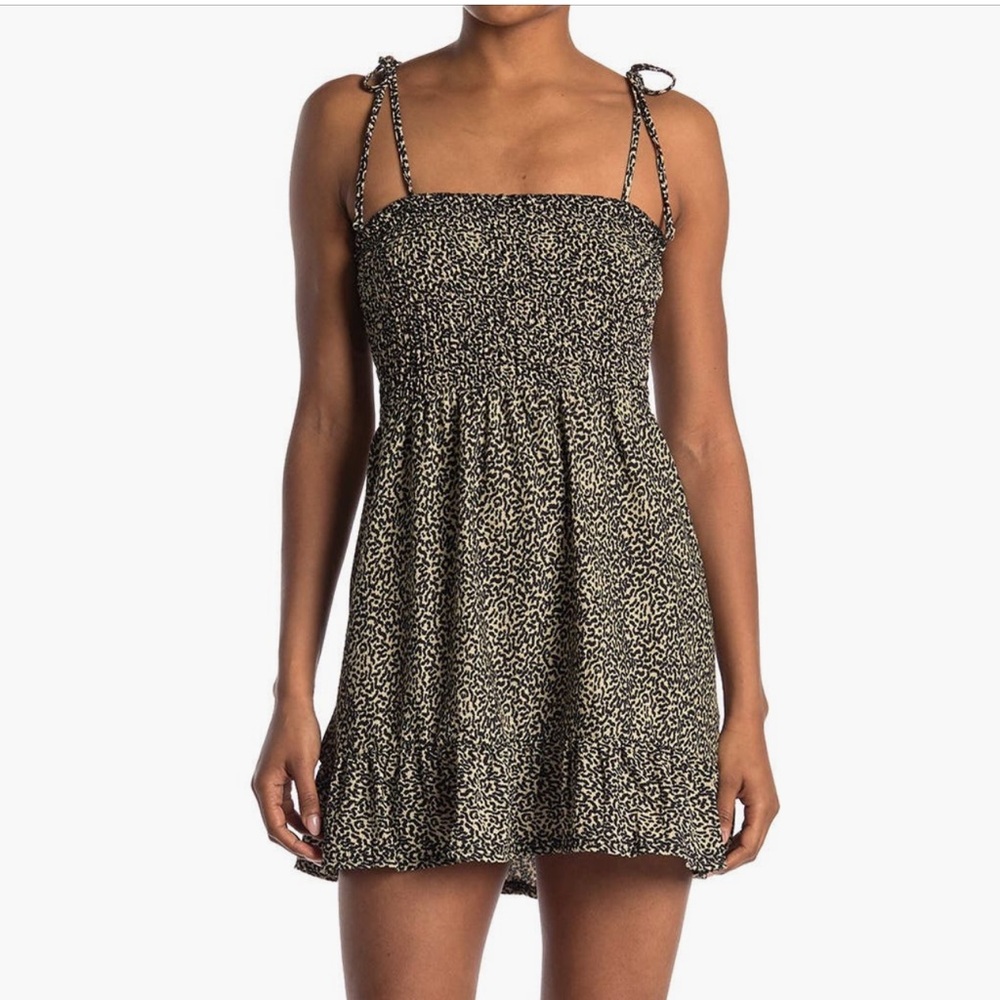 Animal Print Mini Dress